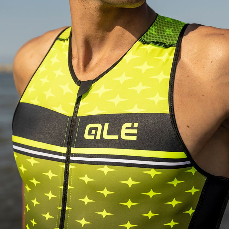 Costum de triatlon pentru bărbați Alé Stars galben-gri L21116460 12