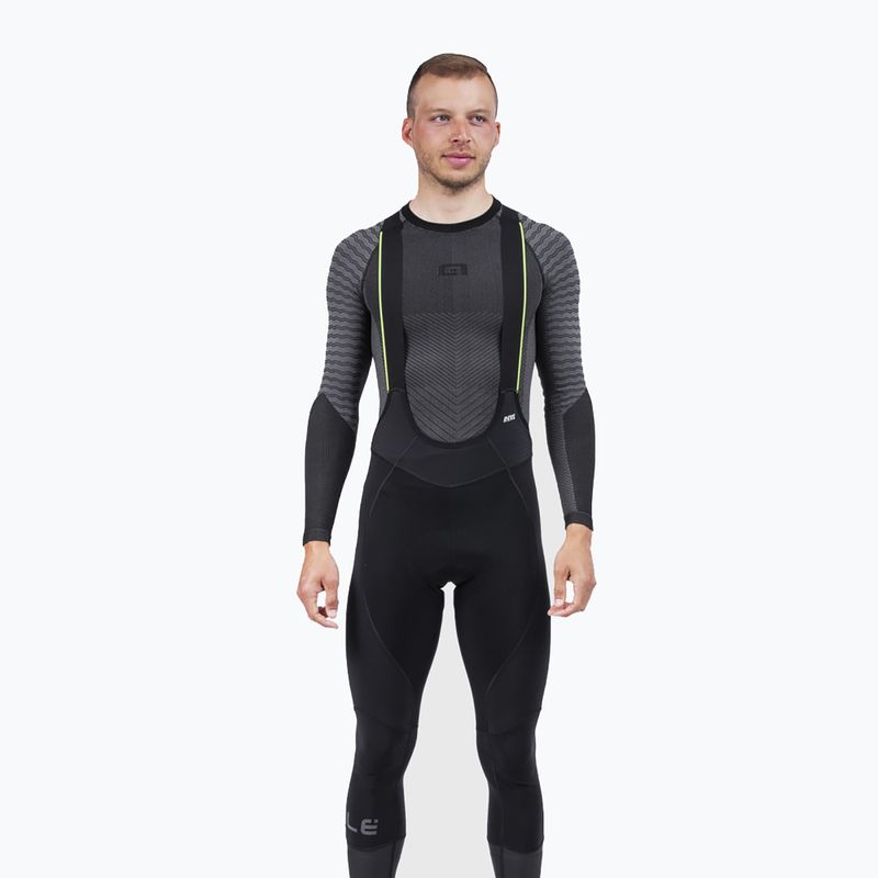 Pantaloni de bicicletă pentru bărbați Alé Clima Warm negru L22048401