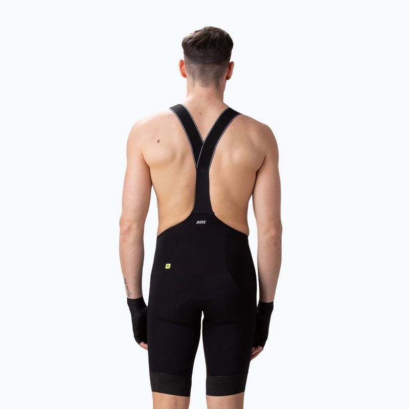 Pantaloni scurți de ciclism pentru bărbați Alé Pantalone C/B Velocity HD2 bibshort negri L22140401 3