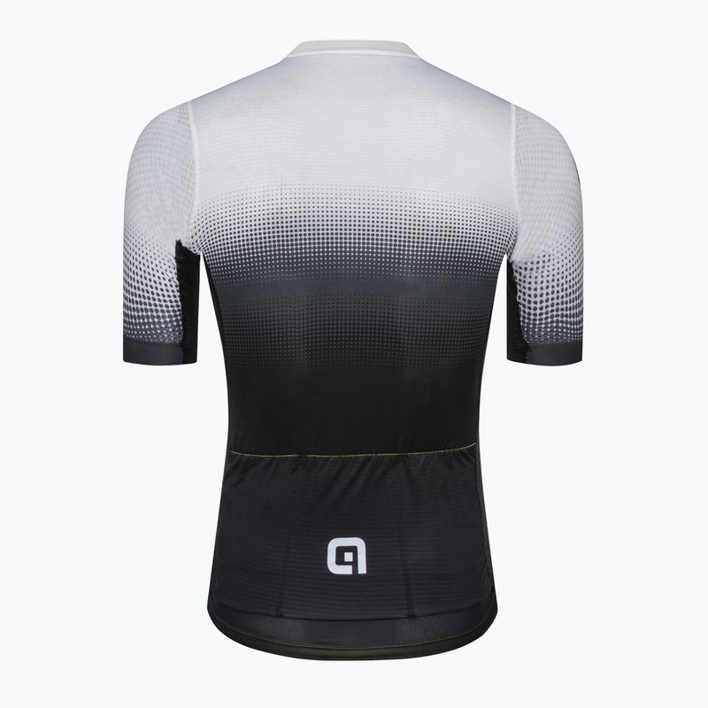 Tricou de ciclism Alé Gradient pentru bărbați negru/alb L22144400 2