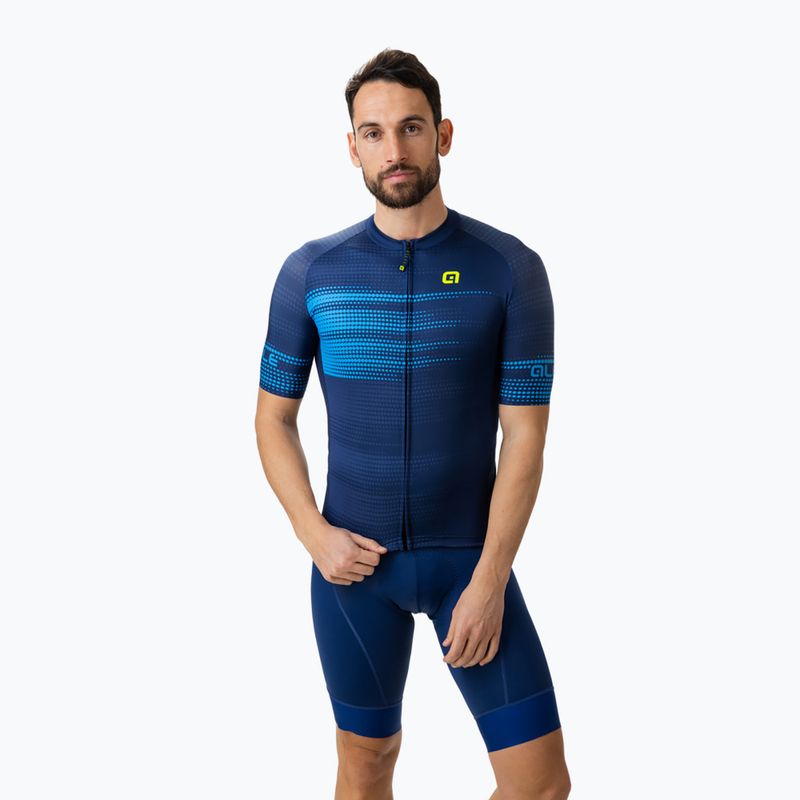 Tricou de ciclism Alé Turbo pentru bărbați, albastru marin L22130402 2