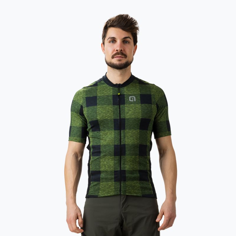 Tricou de ciclism Alé Scottish pentru bărbați, verde L22133462