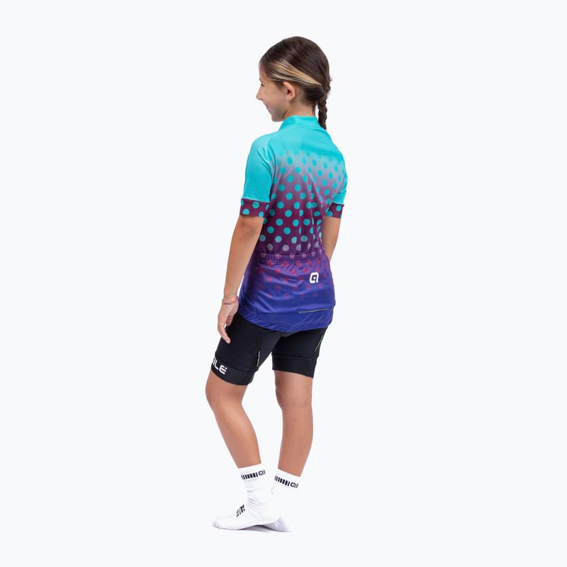 Copii Alé Maglia MC Bubble pentru copii tricou de ciclism albastru L22227462 6