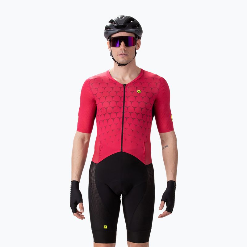 Costum de triatlon pentru bărbați Alé Body MC Hive roșu/negru L22193405