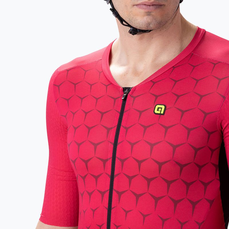 Costum de triatlon pentru bărbați Alé Body MC Hive roșu/negru L22193405 3