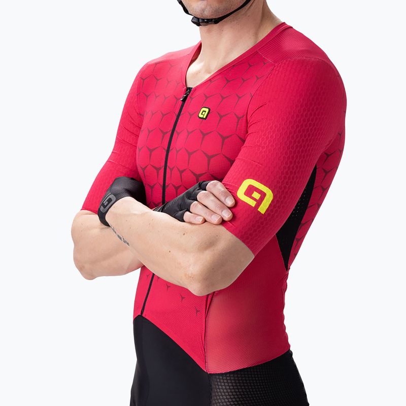 Costum de triatlon pentru bărbați Alé Body MC Hive roșu/negru L22193405 4