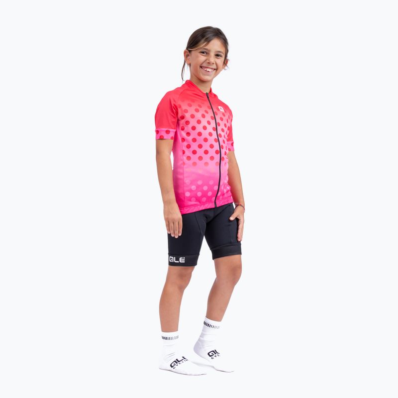 Copii Alé Maglia MC Bubble tricou de ciclism pentru copii roz L22227405 5