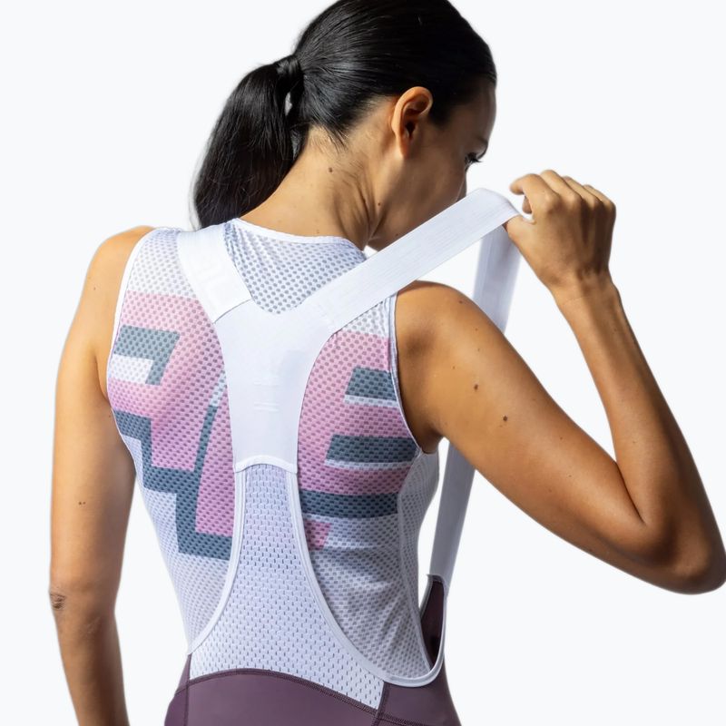 Pantaloni scurți de ciclism pentru femei Alé Magic Colour Bibshorts bordeaux 4