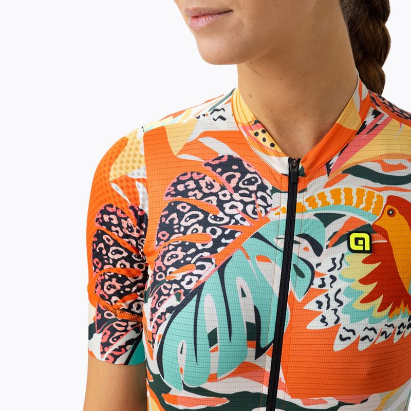 Tricou de ciclism pentru femei Alé Rio portocaliu L23171529 4