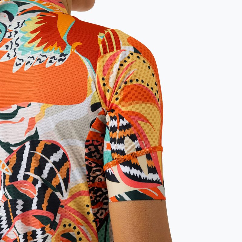 Tricou de ciclism pentru femei Alé Rio portocaliu L23171529 5