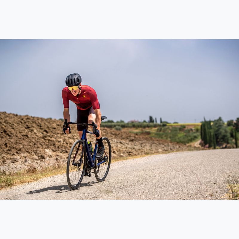 Tricou de ciclism pentru bărbați Alé Connect bordeaux 11