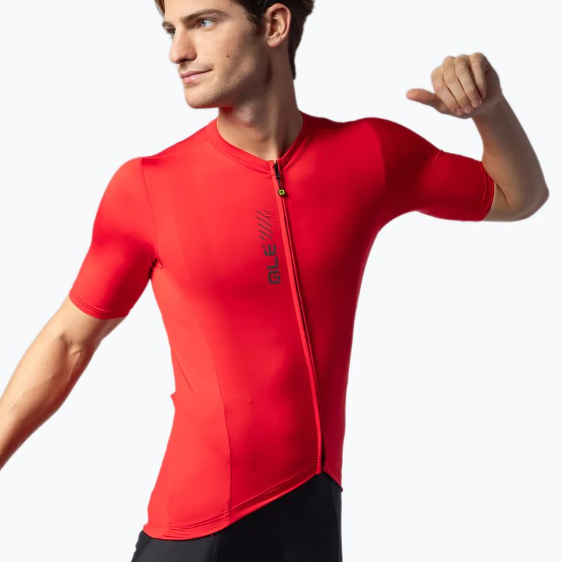 Tricou de ciclism pentru bărbați Alé Color Block red 3