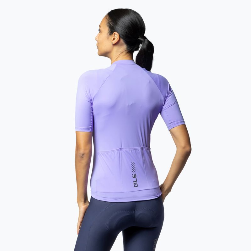 Tricou de ciclism pentru femei Alé Color Block lilac 2