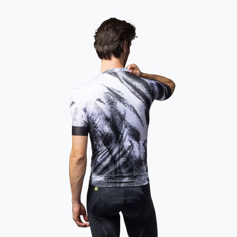 Tricou de ciclism pentru bărbați Alé Trace white 2