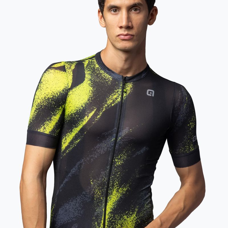 Tricou de ciclism pentru bărbați Alé Trace acid green 3