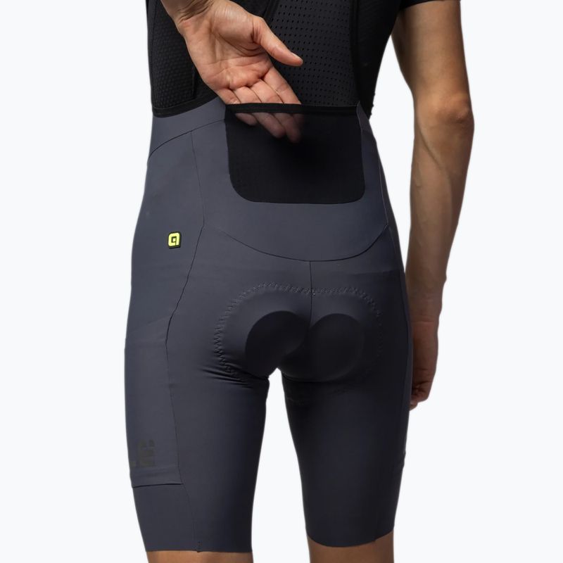 Pantaloni scurți de ciclism pentru bărbați Alé Gravel Pro Bibshorts titanium 5