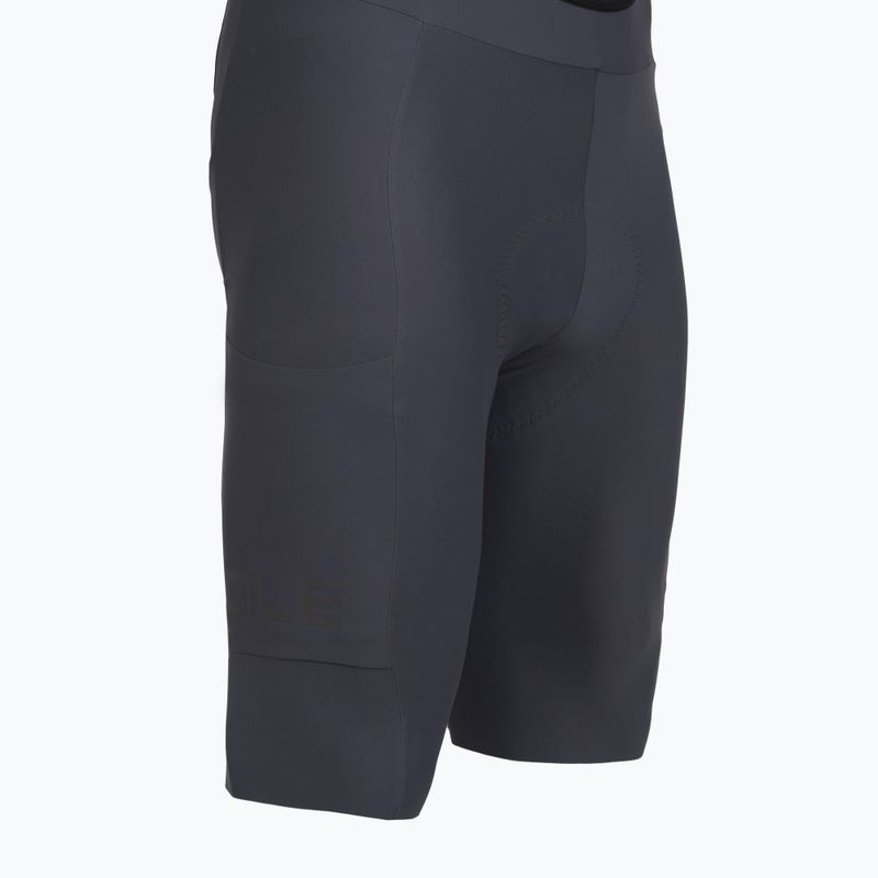 Pantaloni scurți de ciclism pentru bărbați Alé Gravel Pro Bibshorts titanium 9