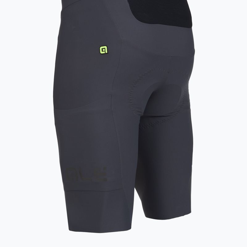 Pantaloni scurți de ciclism pentru bărbați Alé Gravel Pro Bibshorts titanium 10