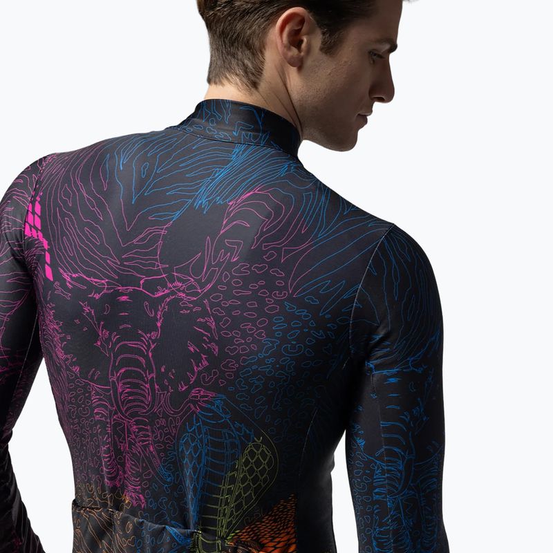 Bluză de ciclism pentru bărbați Alé Zanzibar Jersey multicolore/multicolor 5