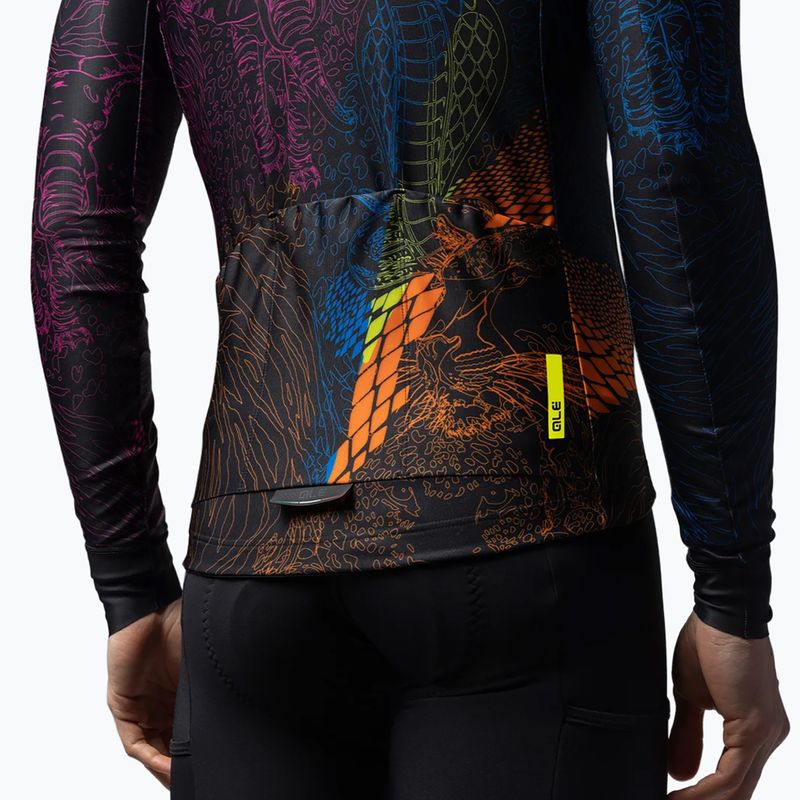 Bluză de ciclism pentru bărbați Alé Zanzibar Jersey multicolore/multicolor 6