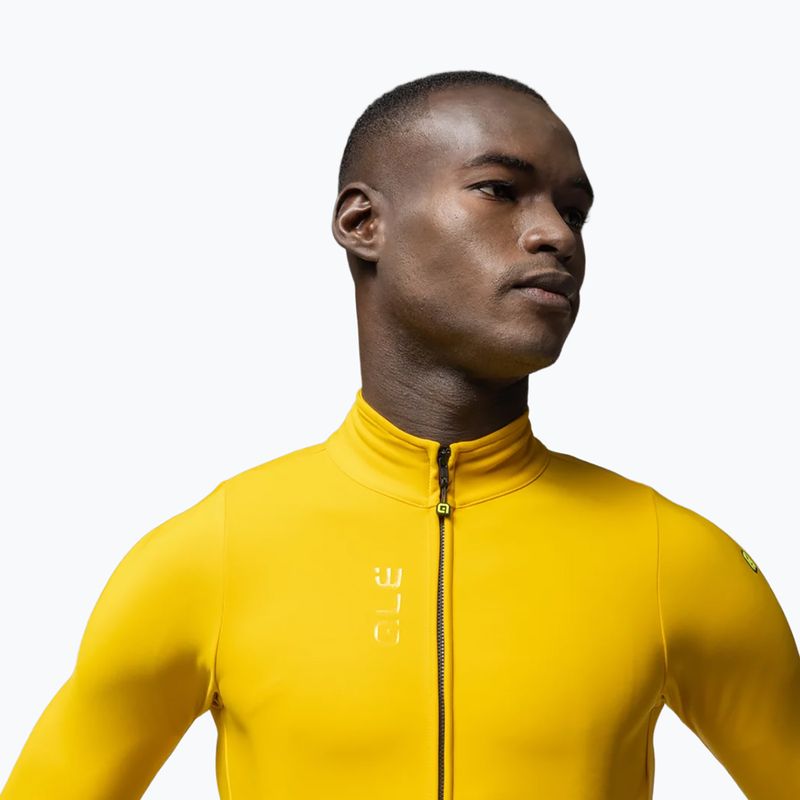 Bluză de ciclism pentru bărbați Alé Fondo 3.0 LS Jersey zenzero/ginger 3
