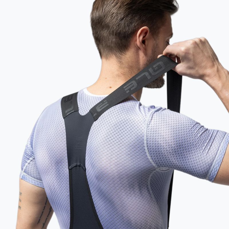 Pantaloni scurți de ciclism pentru bărbați Alé Magic Colour Bibshorts steel 4