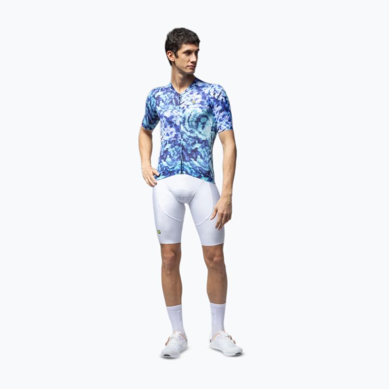 Tricou de ciclism pentru bărbați Alé Clorofilla blue combo 2