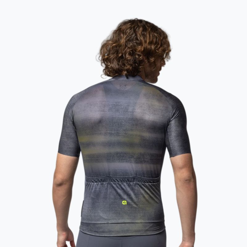 Tricou de ciclism pentru bărbați Alé Traccia black 2