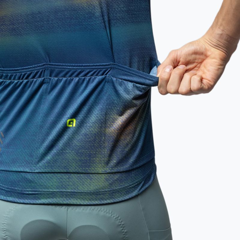 Tricou de ciclism pentru bărbați Alé Traccia abyss 6