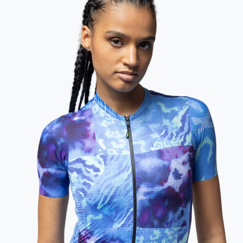Tricou de ciclism pentru femei Alé Linfa blue combo 4