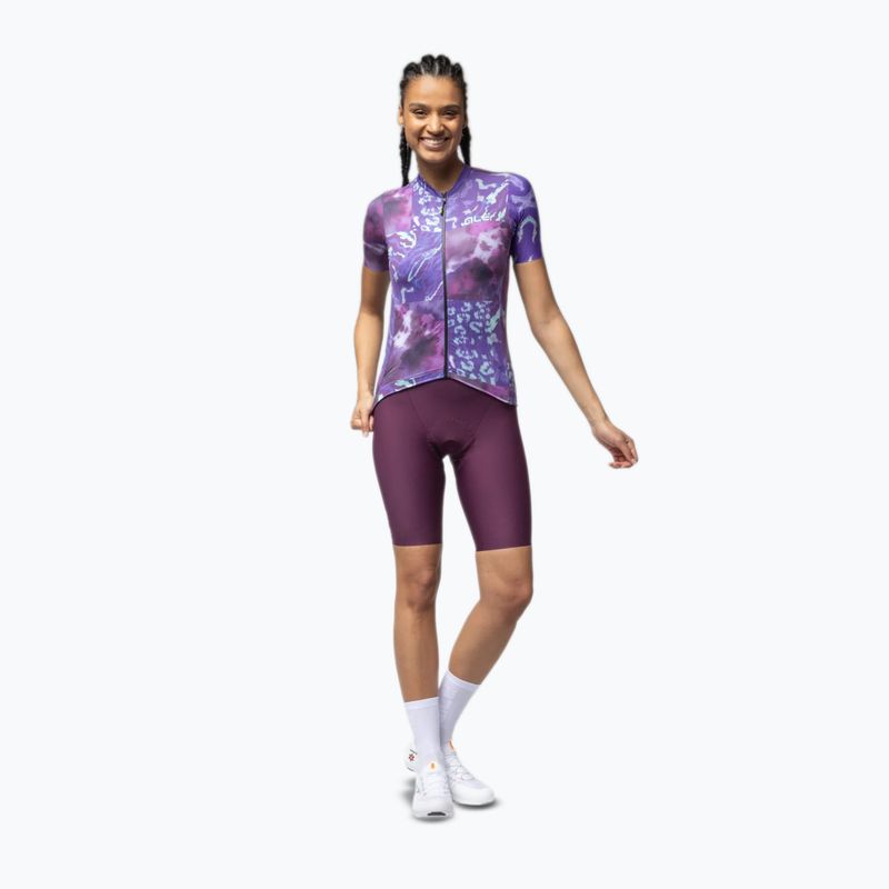 Tricou de ciclism pentru femei Alé Linfa purple combo 2