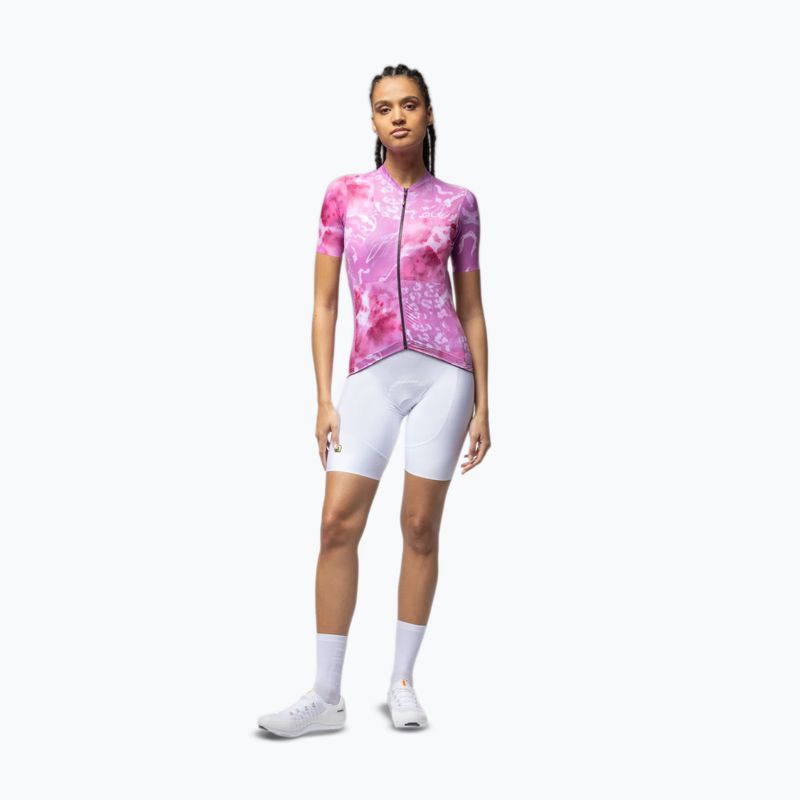 Tricou de ciclism pentru femei Alé Linfa pink combo 2
