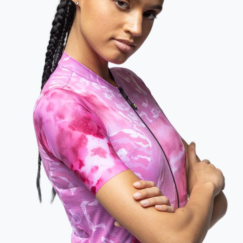 Tricou de ciclism pentru femei Alé Linfa pink combo 4