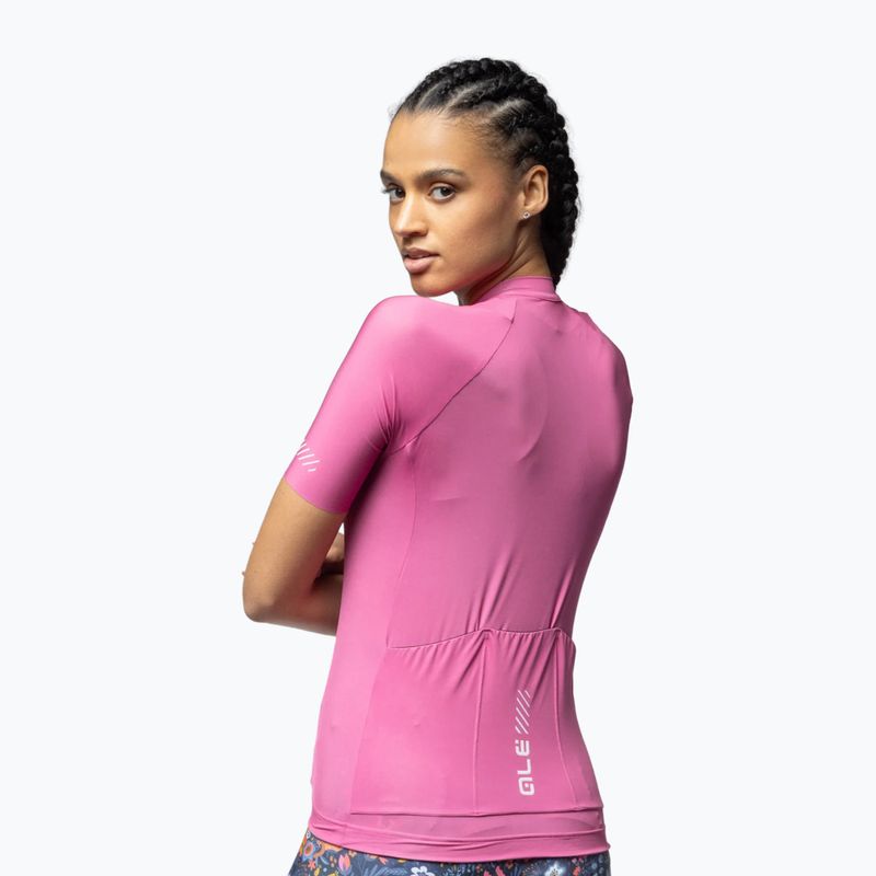 Tricou de ciclism pentru femei Alé Color Block blush 3