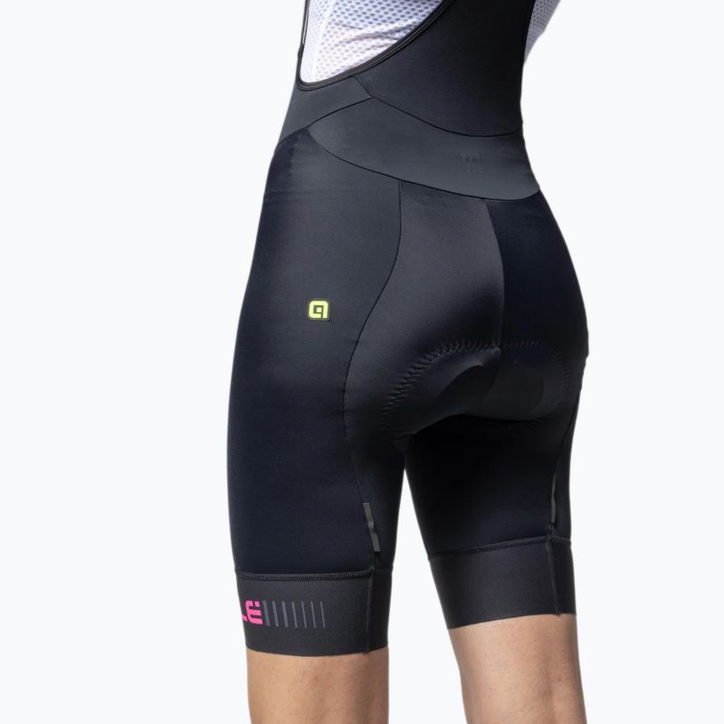 Pantaloni scurți de ciclism pentru femei Alé Traguardo 2.0 Bibshorts fluo pink 5