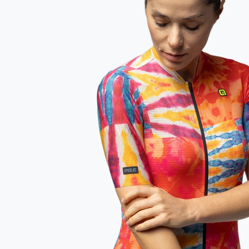 Tricou de ciclism pentru femei Alé Clorofilla orange combo 5