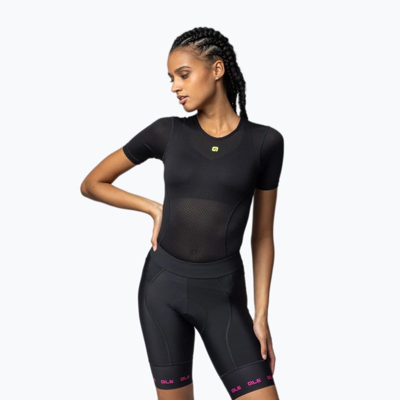 Pantaloni scurți de ciclism pentru femei Alé Strada 2.0 fuchsia 2