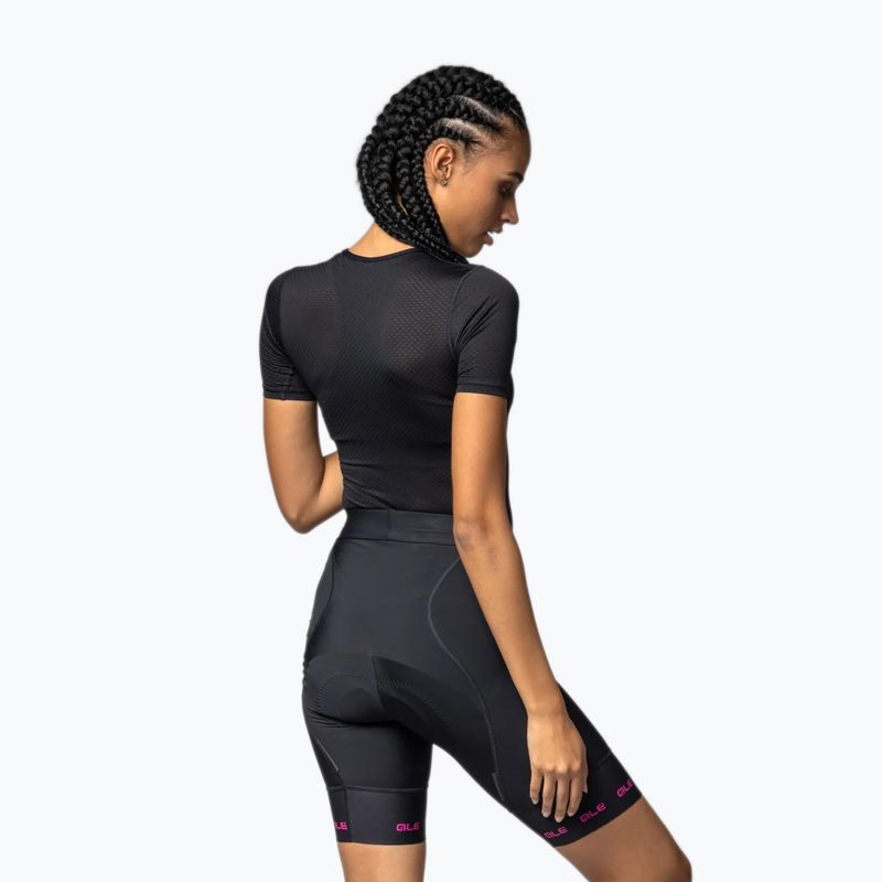 Pantaloni scurți de ciclism pentru femei Alé Strada 2.0 fuchsia 3