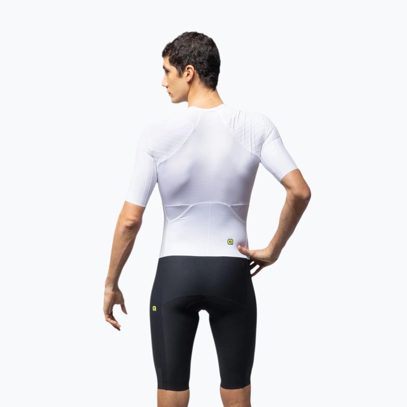 Combinezon de triatlon pentru bărbați Alé Eagle Tri white 2