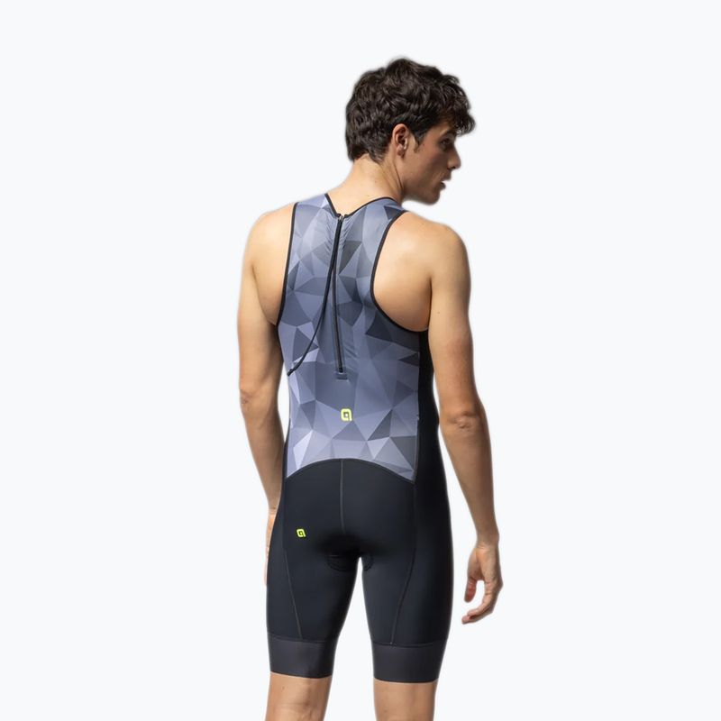 Combinezon de triatlon pentru bărbați Alé Triple grey 2