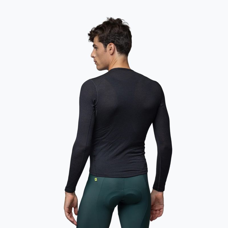 Maiou de ciclism pentru bărbați Alé Merino LS nero/black 2
