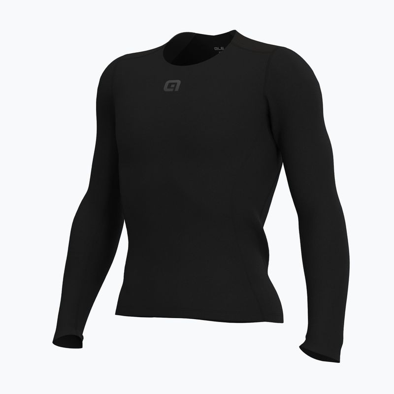 Maiou de ciclism pentru bărbați Alé Merino LS nero/black 8