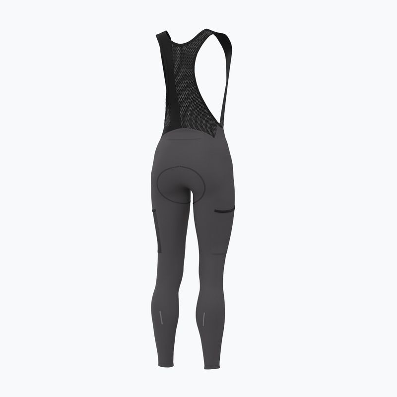 Pantaloni de ciclism pentru femei Alé Stones Cargo 2.0 Bibtights acciaio/steel 2