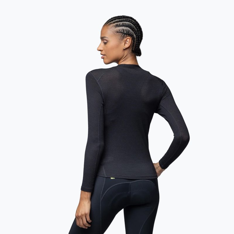 Maiou de ciclism pentru femei Alé Merino LS nero/black 2