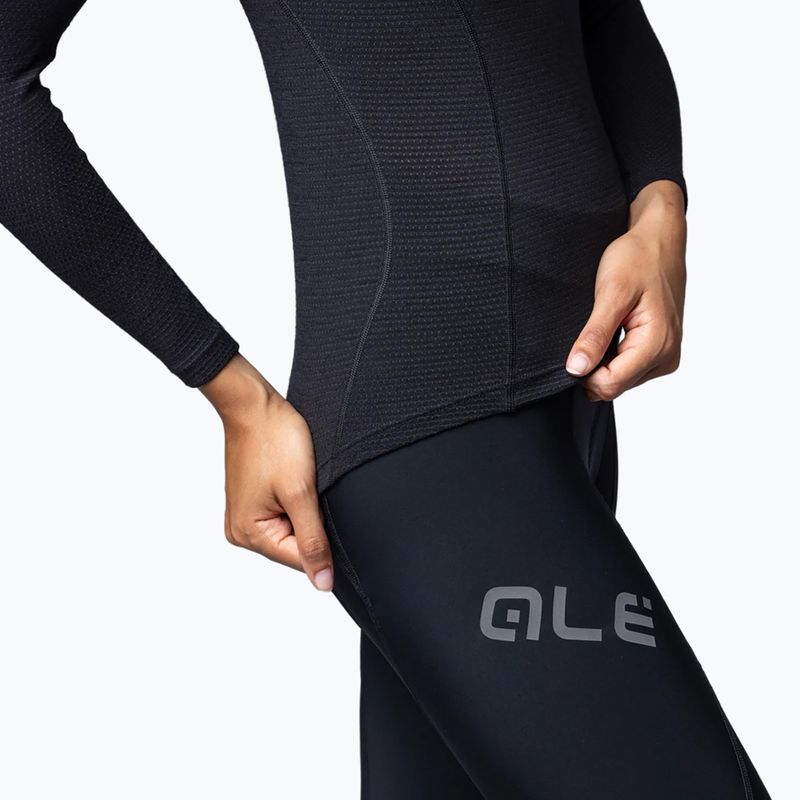 Maiou de ciclism pentru femei Alé Merino LS nero/black 7