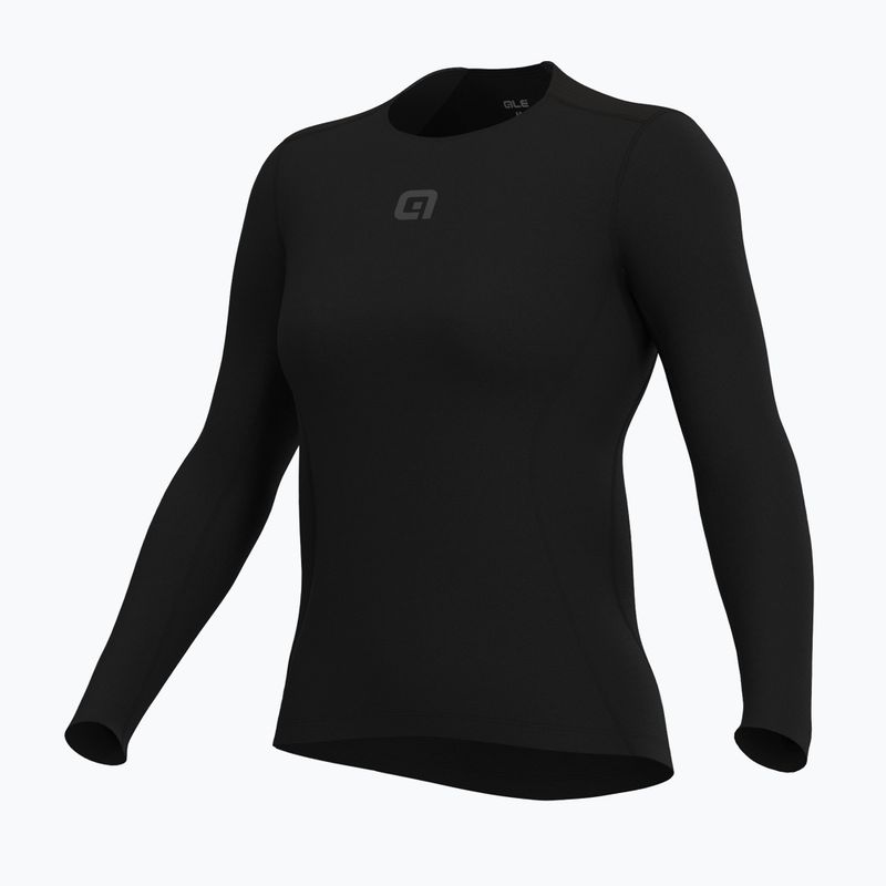 Maiou de ciclism pentru femei Alé Merino LS nero/black 8