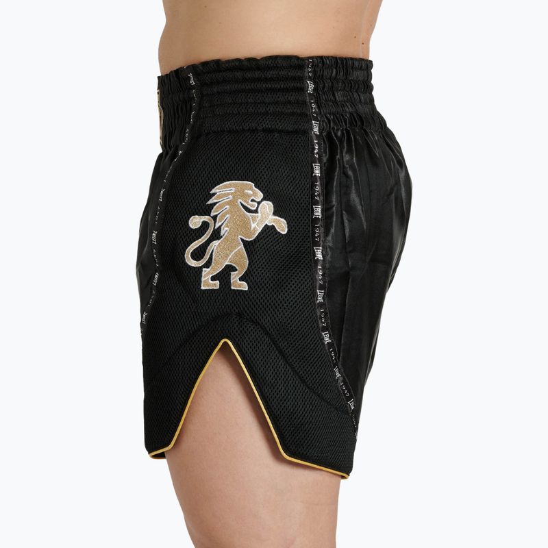 Pantaloni scurți de box pentru bărbați Leone 1947 Classic black 4