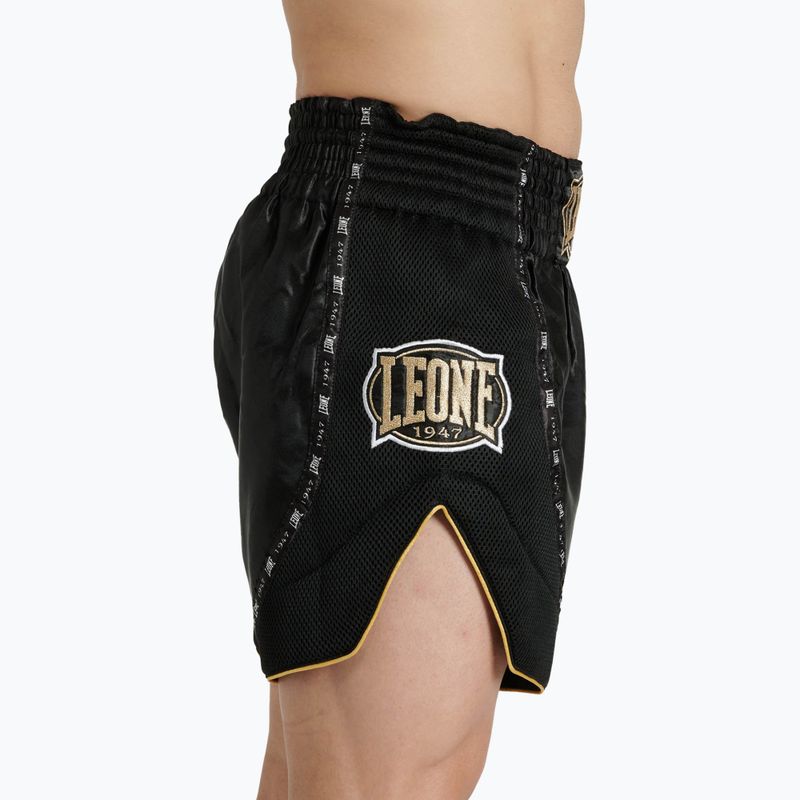 Pantaloni scurți de box pentru bărbați Leone 1947 Classic black 5