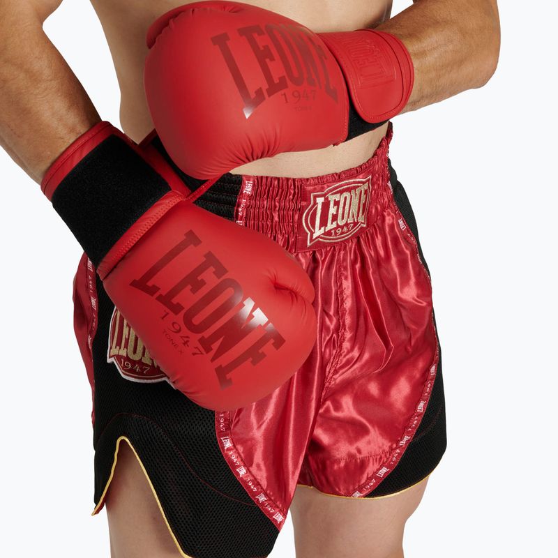 Pantaloni scurți de box pentru bărbați Leone 1947 Classic red 2