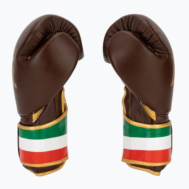Mănuși de box LEONE 1947 Italy '47 black/white/brown 4